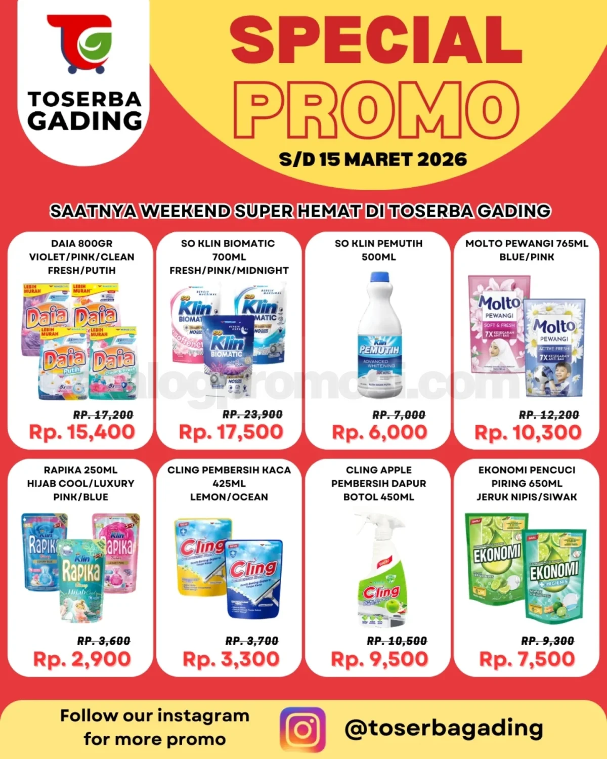 Promo Toserba Gading Weekend Hemat periode 13-15 Maret 2026 Promo Toserba Gading Weekend Hemat periode 13-15 Maret 2026 1
