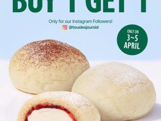 Promo Tous les Jours Double Date Deals Beli 1 Gratis 1 Cream Bomb Bun April 2026