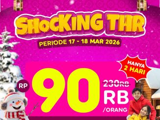 Promo Trans Snow World Bintaro Shocking THR Tiket Rp. 90.000 termasuk kereta gantung dan sepatu boots