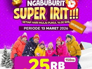 Promo Trans Snow World Surabaya Ngabuburit Rp. 25.000 tiket bermain salju periode 13 Maret 2026