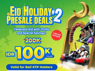 Promo Trans Studio Bali Eid Holiday Presale 2 Rp. 100.000 tiket untuk pemegang KTP Bali dengan periode kunjungan 21–31 Maret 2026