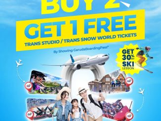 Promo Trans Studio Bali Garuda Indonesia buy 2 get 1 free tiket theme park Bali