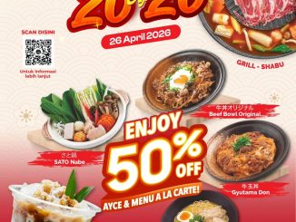 Promo Washoku Sato Diskon 50% AYCE & Menu Ala Carte gratis es cendol satu hari