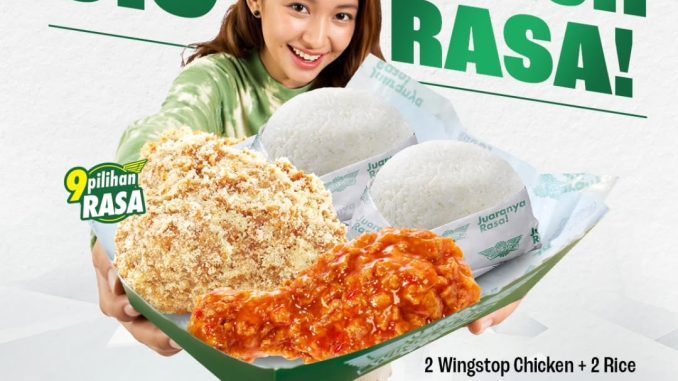 Promo Wingstop 5.5 Paket Berdua Rp. 17.273 per orang via aplikasi Mei 2026
