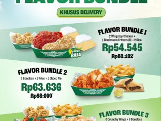 Promo Wingstop Flavor Bundle Mulai Rp. 54.545 paket ayam dan side dish lengkap