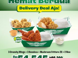 Promo Wingstop Paket Hemat Berdua mulai Rp. 54.545 dengan 9 pilihan rasa hingga 30 Juni 2026