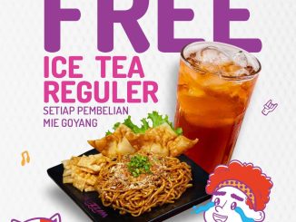 Promo Wizzmie Beli Mie Goyang Gratis Ice Tea Reguler untuk dine in Mei 2026