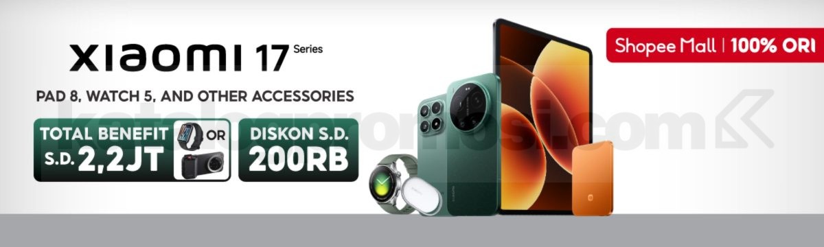 Promo Xiaomi 17 Series di Shopee Mall Benefit 2,2 juta Promo Xiaomi 17 Series di Shopee Mall benefit 2,2 juta dengan bonus gadget pilihan