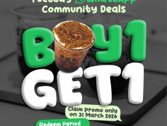 Promo Xing Fu Tang Whatsapp Community Deals Buy 1 Get 1 minuman regular Medan
