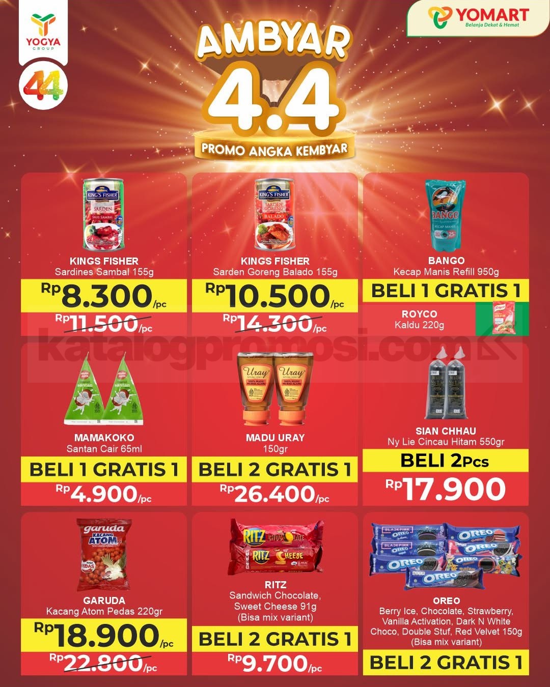 Promo Yomart Ambyar 4.4 Beli 1 Gratis 1 Promo Yomart Ambyar 4.4 Beli 1 Gratis 1 2