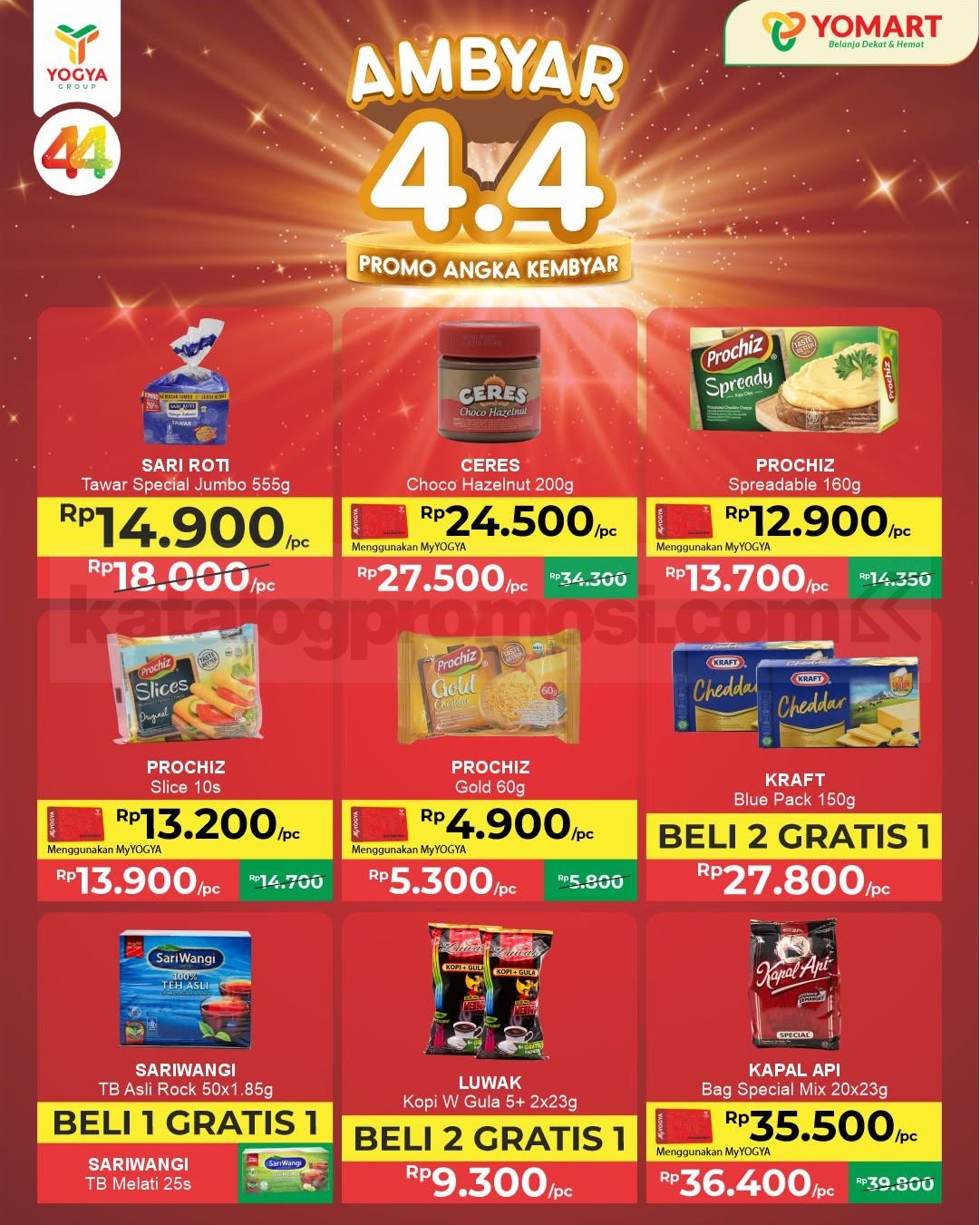 Promo Yomart Ambyar 4.4 Beli 1 Gratis 1 Promo Yomart Ambyar 4.4 Beli 1 Gratis 1 3
