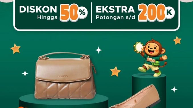 Promo GABINO Ramadan diskon hingga 50 persen dengan ekstra potongan hingga Rp. 200.000 untuk koleksi pilihan