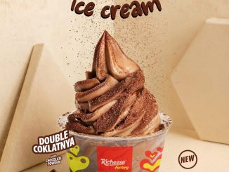Promo Richeese Factory Richoco Dino Ice Cream Rp. 13.636 double coklat dessert