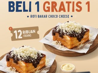 Promo The People’s Cafe Beli 1 Gratis 1 Roti Bakar Choco Cheese untuk member Ismaya+