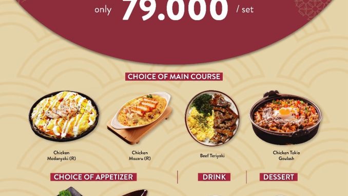 Promo Zenbu Cravings Mix and Match Menu Cuma Rp. 79.000 dengan pilihan main course appetizer drink dan dessert