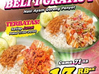 Promo Ayam Koplo Super Deals Beli 1 Gratis 1 mulai Rp. 13.000 untuk Nasi Ayam Goreng Penyet via GrabFood