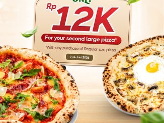 Promo Bellamama Anniversary 12 Tahun Pizza Kedua Cuma Rp. 12.000 setelah beli 1 Regular Pizza