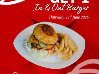Promo Pancious Buy 1 Get 1 In & Out Burger berlaku 11 Juni 2026 di Pancious SoMa Citywalk