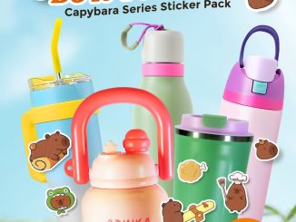 Promo Roti'O Capybara Sticker Pack mulai Rp. 20.000 untuk dekorasi tumbler estetik dan lucu
