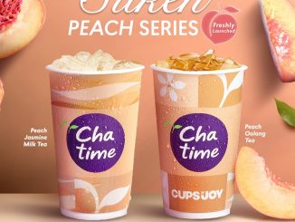 Promo Chatime NEW! Silken Peach Series mulai Rp. 25.000 dengan varian peach tea terbaru