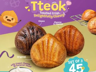 Promo Loaf Bun NEW! Butter Tteok Cuma Rp. 45.000 dengan 3 rasa favorit dan dipping sauce