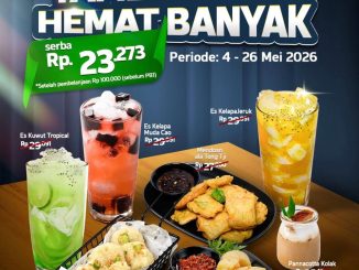 Promo Tong Tji Tea House minuman snack mulai Rp. 23.273 periode Mei 2026