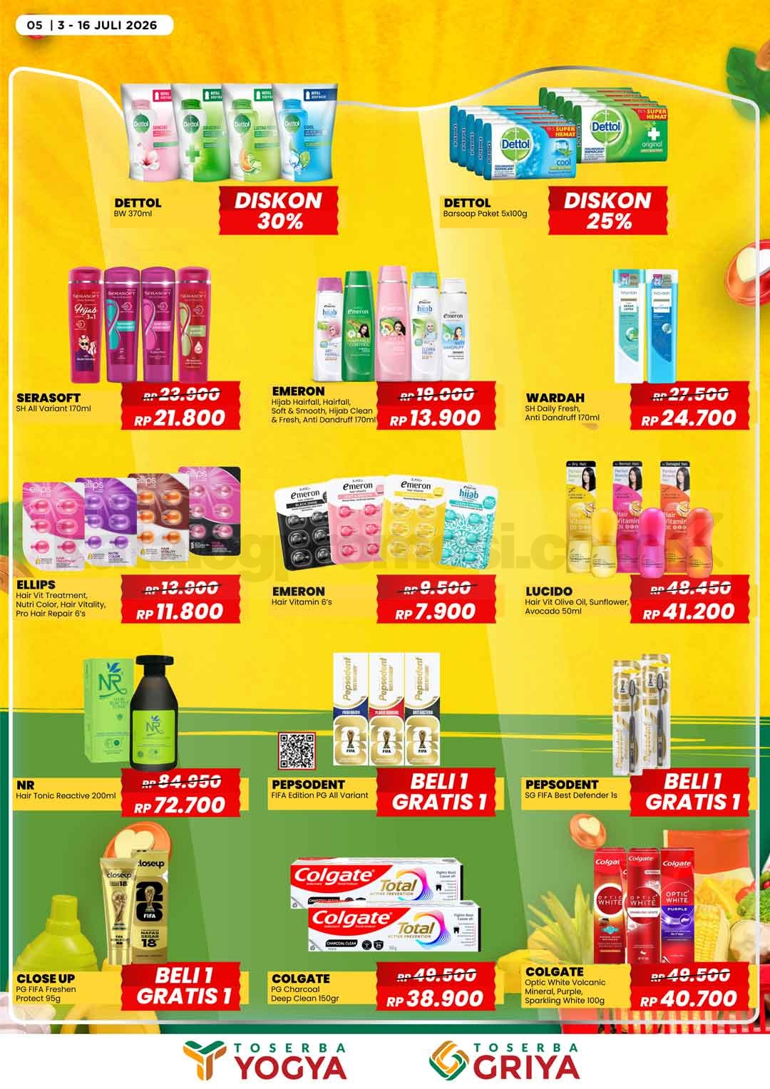 Katalog Promo Toserba Yogya Promo SERBA HEMAT 03-16 Juli 2026