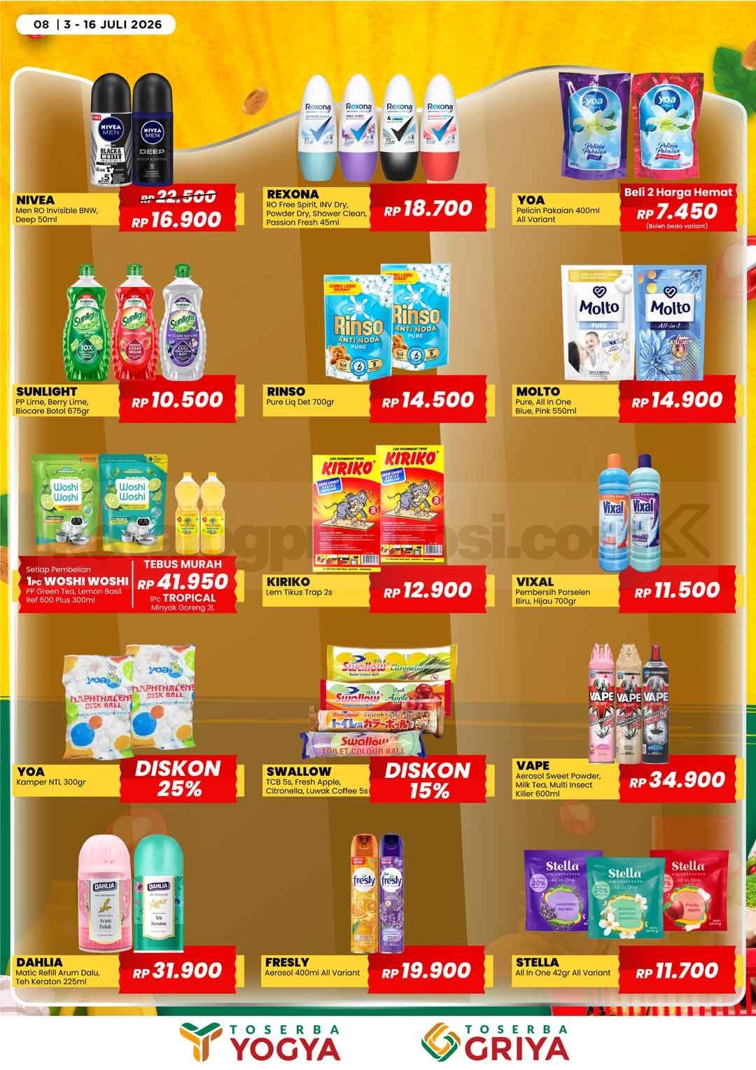 Katalog Promo Toserba Yogya Promo SERBA HEMAT 03-16 Juli 2026