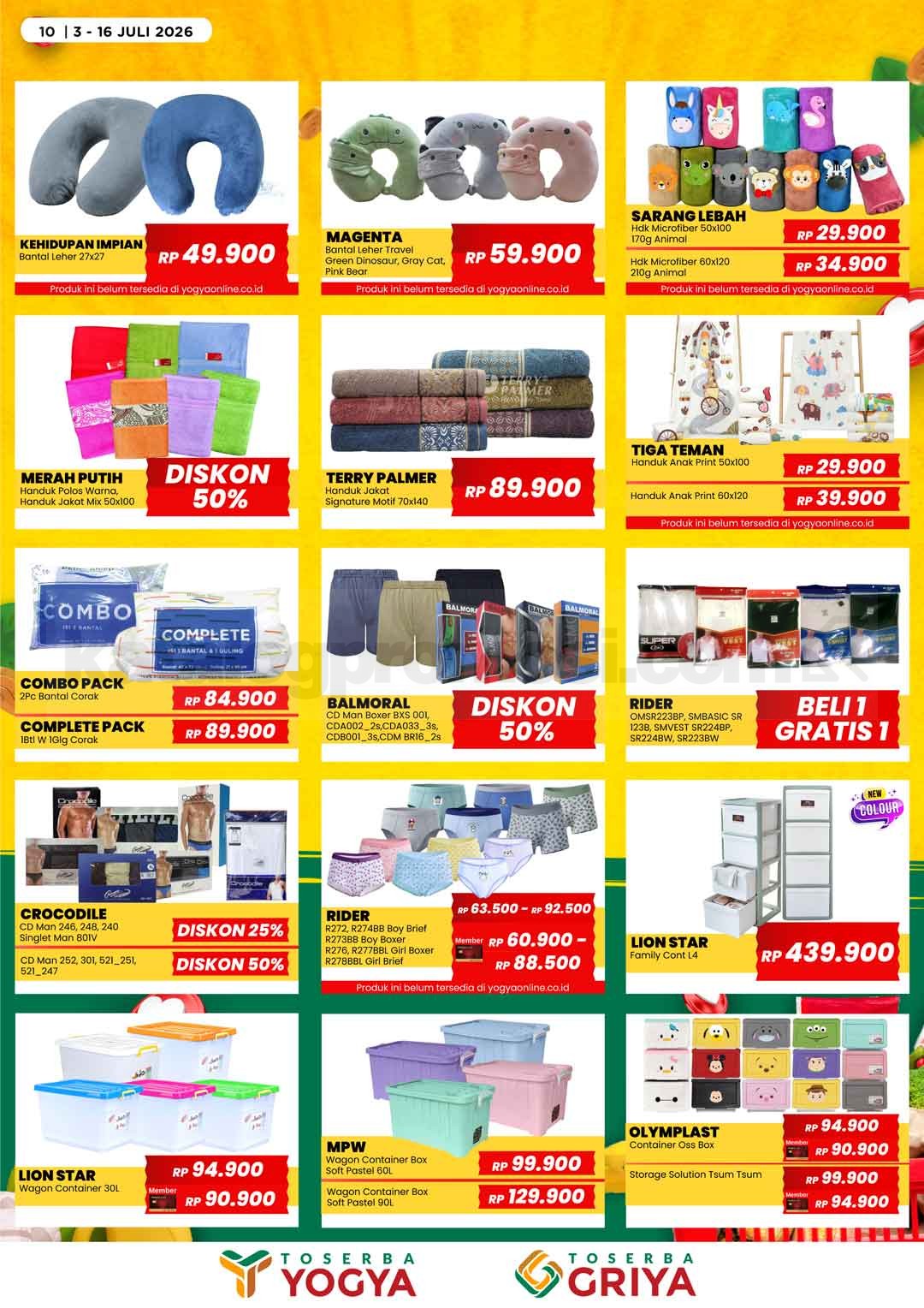 Katalog Promo Toserba Yogya Promo SERBA HEMAT 03-16 Juli 2026