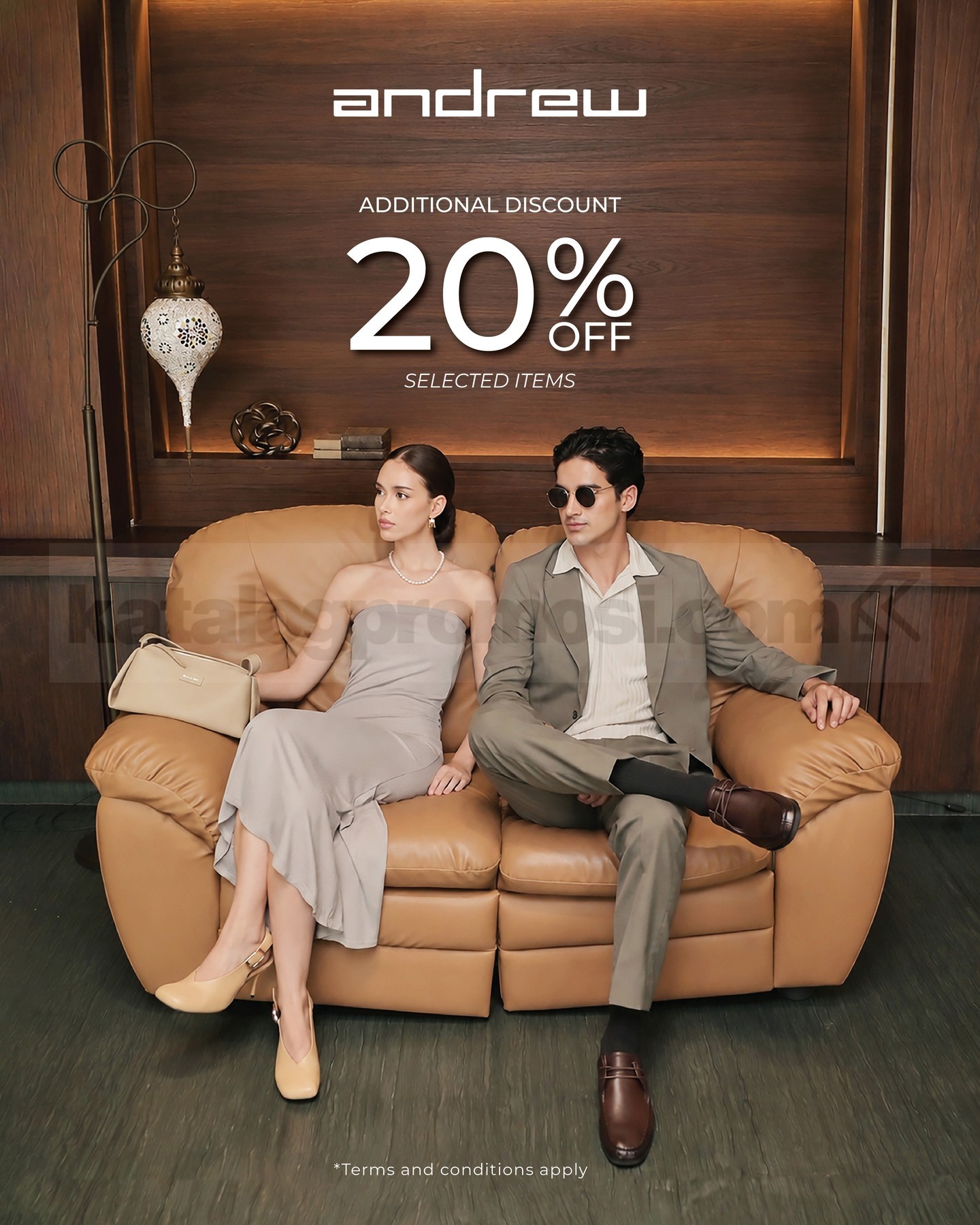 Promo ANDREW Shoes Additional 20% Selected Items Promo ANDREW Shoes Additional 20% Selected Items berlaku 7-13 September 2026.