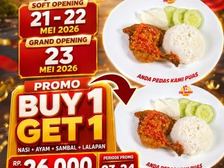 Promo Ayam Gepuk Pak Gembus Opening Alun Alun Pasuruan Buy 1 Get 1