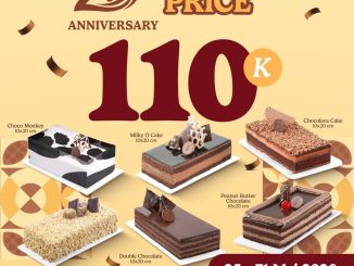Promo Dapur Cokelat 25 Anniversary Loaf Cake Cuma Rp.110.000 varian best seller