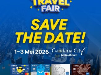 BCA tiket.com Travel Fair di Gandaria City periode 1 sampai 3 Mei 2026 Main Atrium program pembelian tiket perjalanan