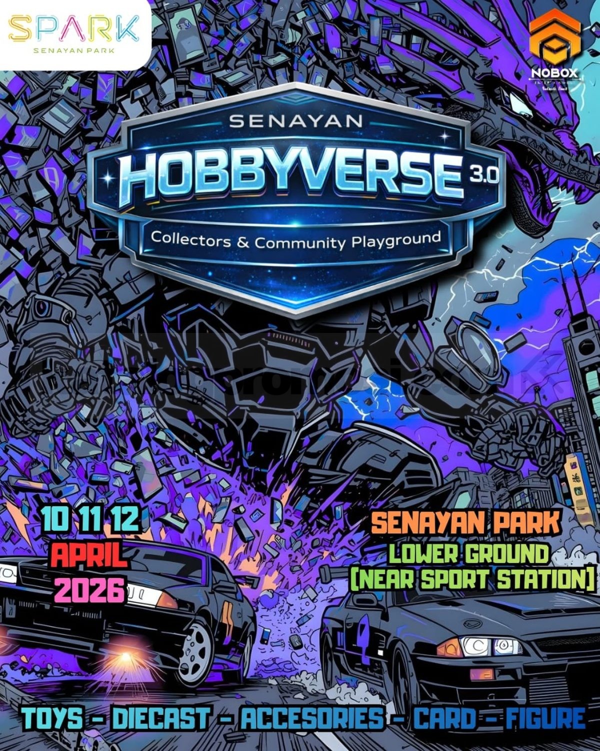 Senayan Hobbyverse 3.0 di Senayan Park Senayan Hobbyverse 3.0 di Senayan Park menampilkan pertemuan komunitas kolektor mainan dan diecast di Jakarta.