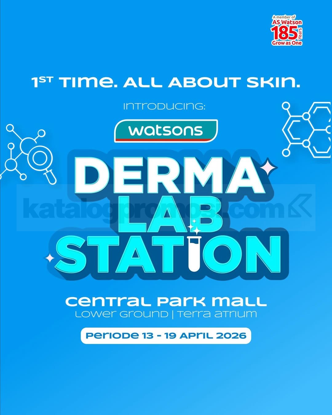 Watsons Derma Lab Station di Central Park Mall Watsons Derma Lab Station di Central Park Mall event skincare dengan rangkaian derma dan aktivitas skincare journey