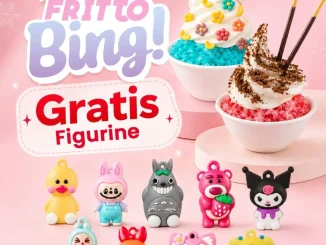 Promo Fritto Chicken Beli 2 Fritto Bing Gratis Figurine selama persediaan masih tersedia.