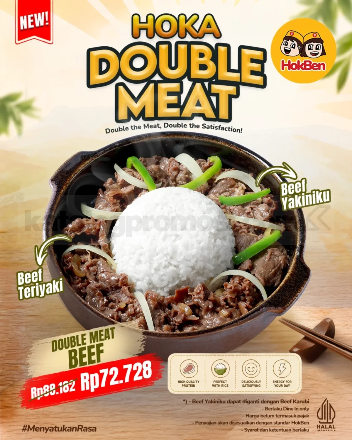 Promo HokBen NEW Hoka Double Meat Mulai Rp. 54.546 Promo HokBen NEW Hoka Double Meat Mulai Rp. 54.546 2