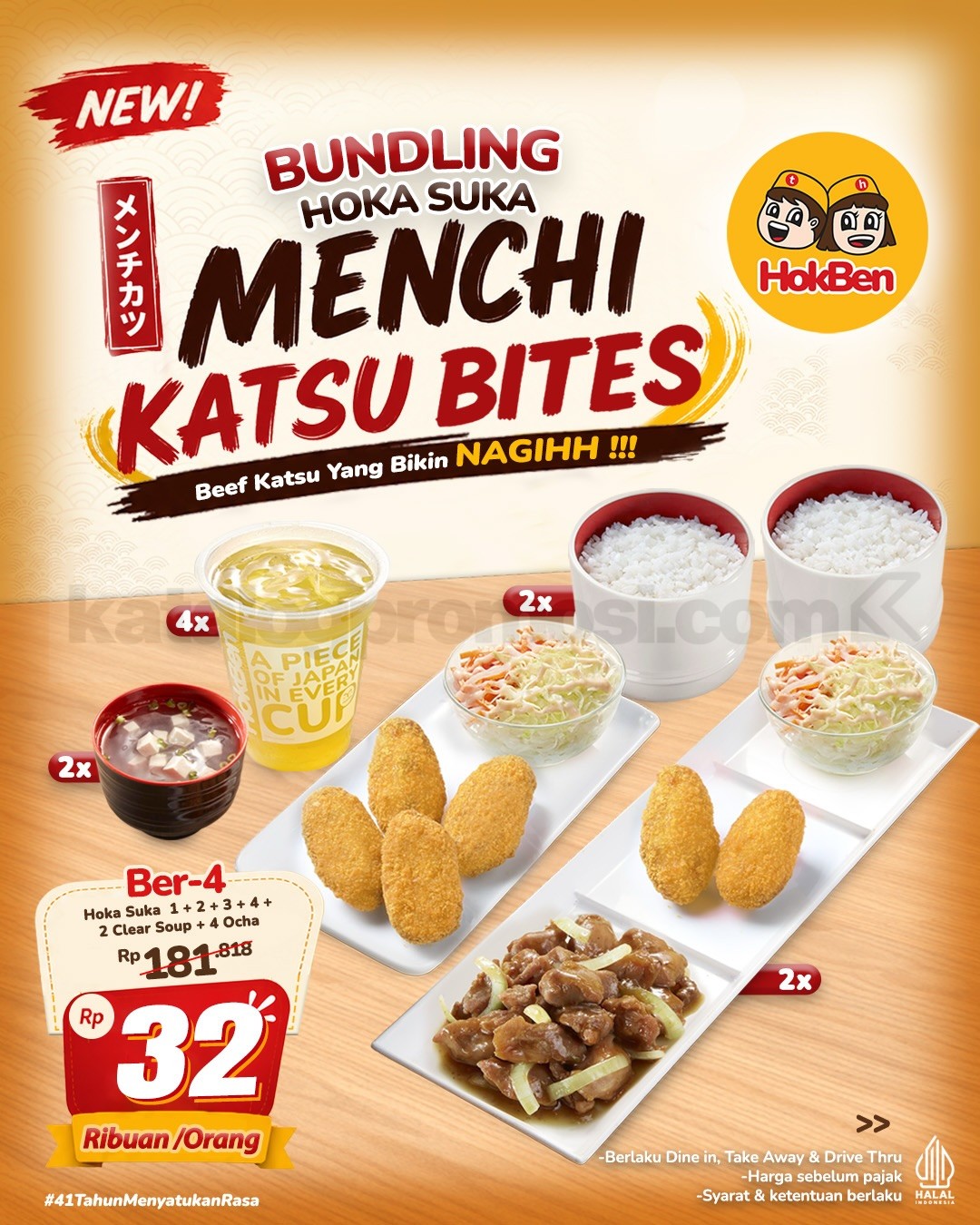 Promo HokBen NEW! Bundling Hoka Suka Menchi Katsu Bites Mulai 32 Ribuan Promo HokBen NEW! Bundling Hoka Suka Menchi Katsu Bites mulai Rp. 32 ribuan