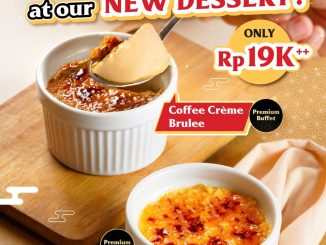 Promo Kappa Sushi NEW! Crème Brulee mulai Rp.19.000 dessert creamy dengan caramel renyah