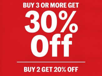 Promo Vans Buy More Save More Up To 30% Off* untuk pembelian item pilihan