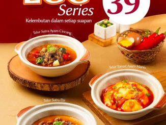 Promo Ta Wan Egg Series Mulai Dari Rp. 39 Ribu dengan pilihan Telur Sutra Ebi Ayam Cincang dan Tomat Asam Manis