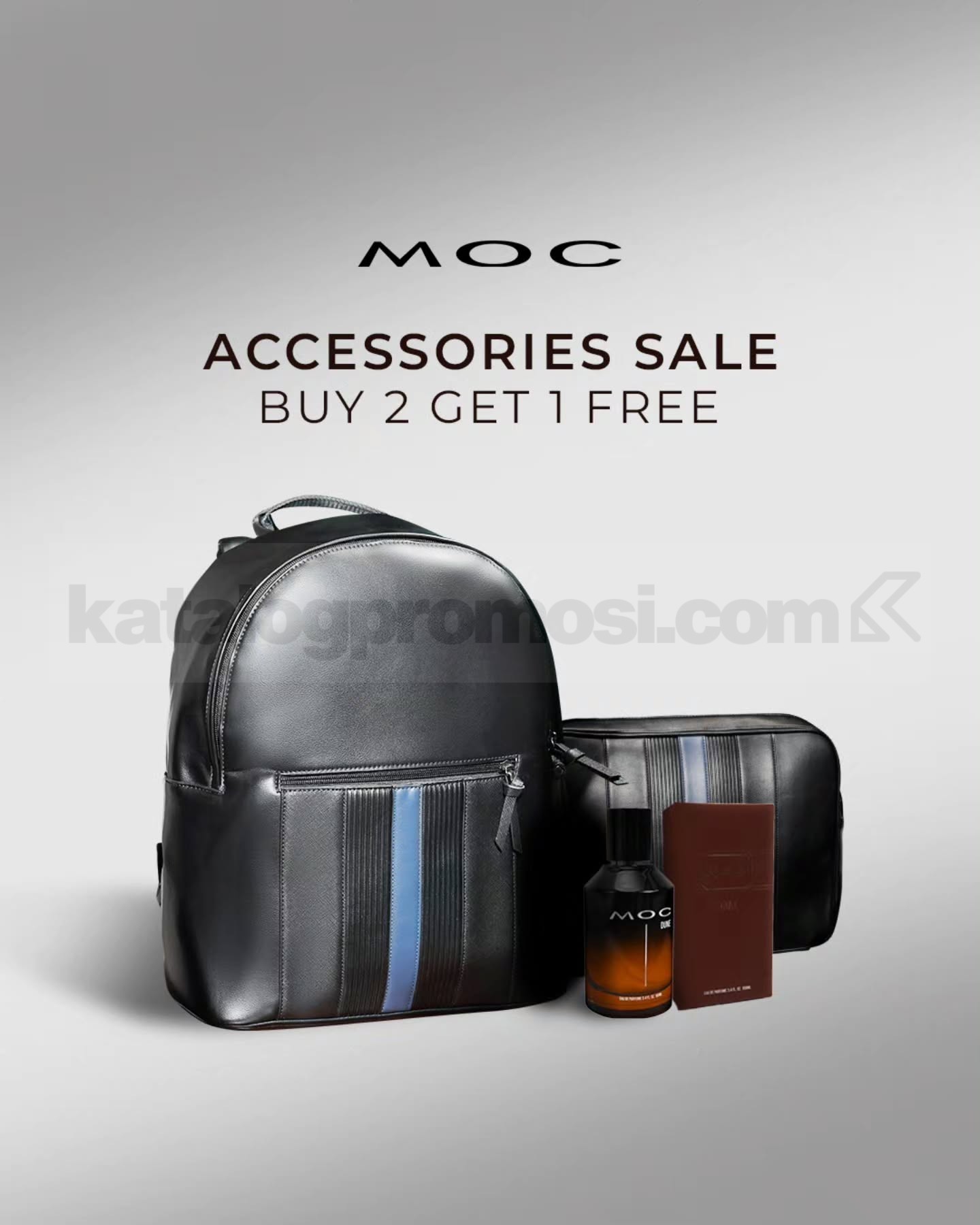 Promo MOC Beli 2 Aksesori Gratis 1 Promo MOC Beli 2 Aksesori Gratis 1 untuk aksesori pilihan hingga 31 Agustus 2026.