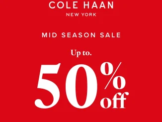 Promo Cole Haan Mid Season Sale diskon hingga 50% sepatu tas aksesoris