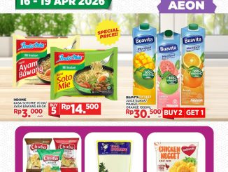 Promo AEON store JSM Weekend Special 16-19 April 2026