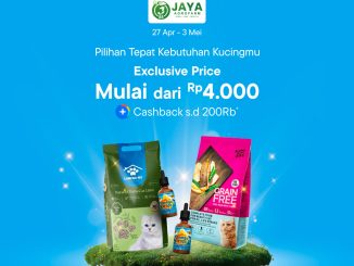 Promo Agrofarmjaya kebutuhan kucing mulai Rp. 4.000 cashback hingga Rp. 200.000