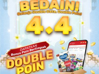 Promo Alfagift Double Date 4.4 Double Poin tanggal 4 April 2026 minimum belanja Rp. 100.000 melalui aplikasi