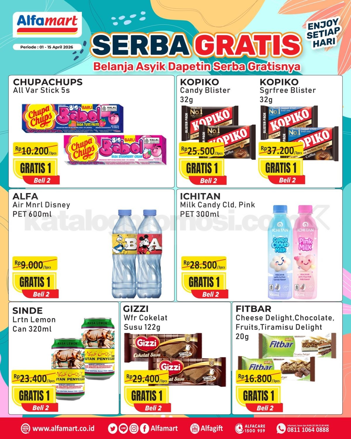 Promo Alfamart Serba Gratis 01-15 April 2026 Promo Alfamart Serba Gratis 01-15 April 2026 1