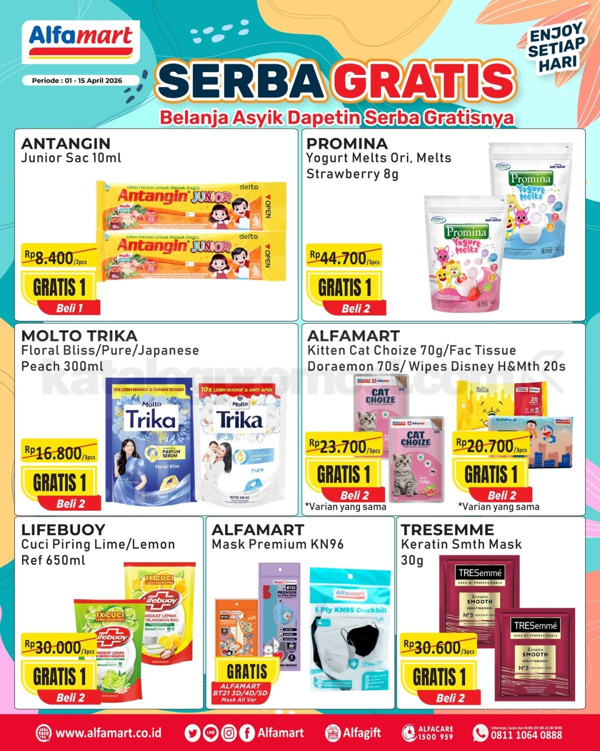 Promo Alfamart Serba Gratis 01-15 April 2026 Promo Alfamart Serba Gratis 01-15 April 2026 2
