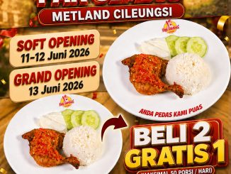 Promo Ayam Gepuk Pak Gembus Grand Opening Beli 2 Gratis 1 di Cileungsi