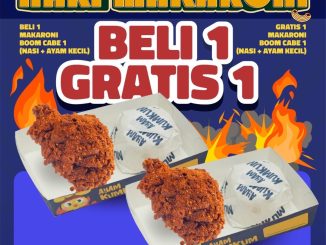Promo Ayam Kum Kum Hari Makaroni beli 1 gratis 1 Makaroni Boom Cabe 1 harga Rp. 20.000